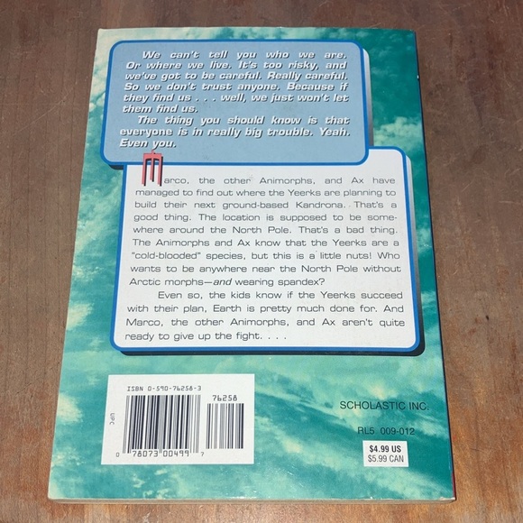 Vintage Animorphs children’s series- book #25 The Extreme - Picture 3 of 6